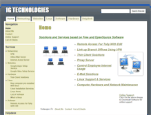 Tablet Screenshot of igtechnologies.net